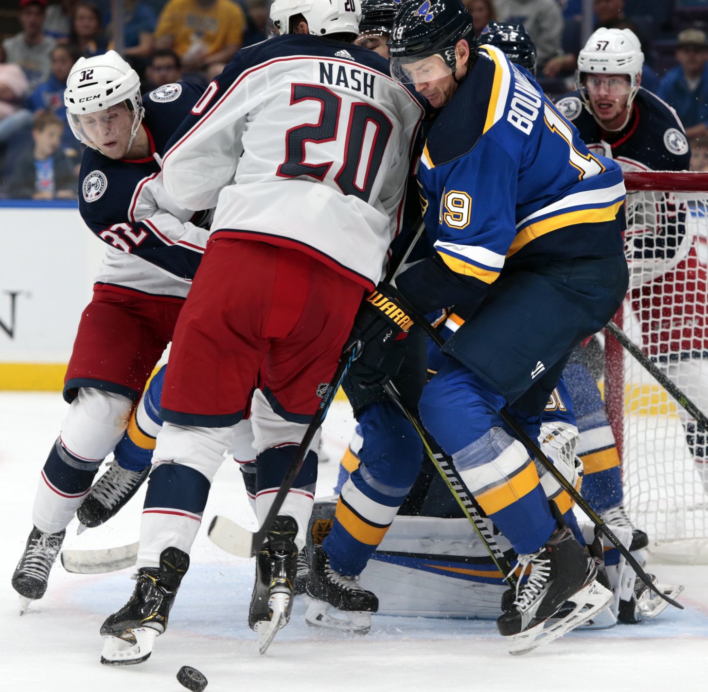 Blues host preseason game against Blue Jackets